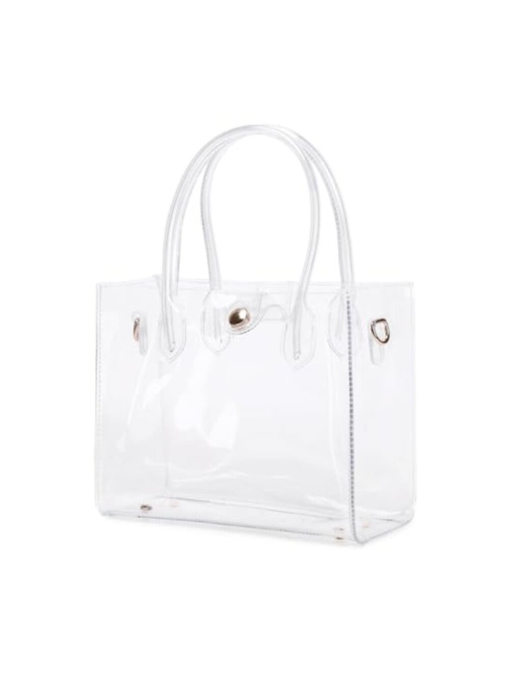 Clear Tote Bag Stadium Approved PVC Plastic See Through Crossbody